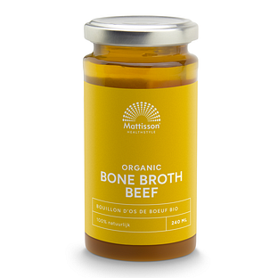 Mattisson HealthStyle Biologische Botten Bouillon - Rund 240ML