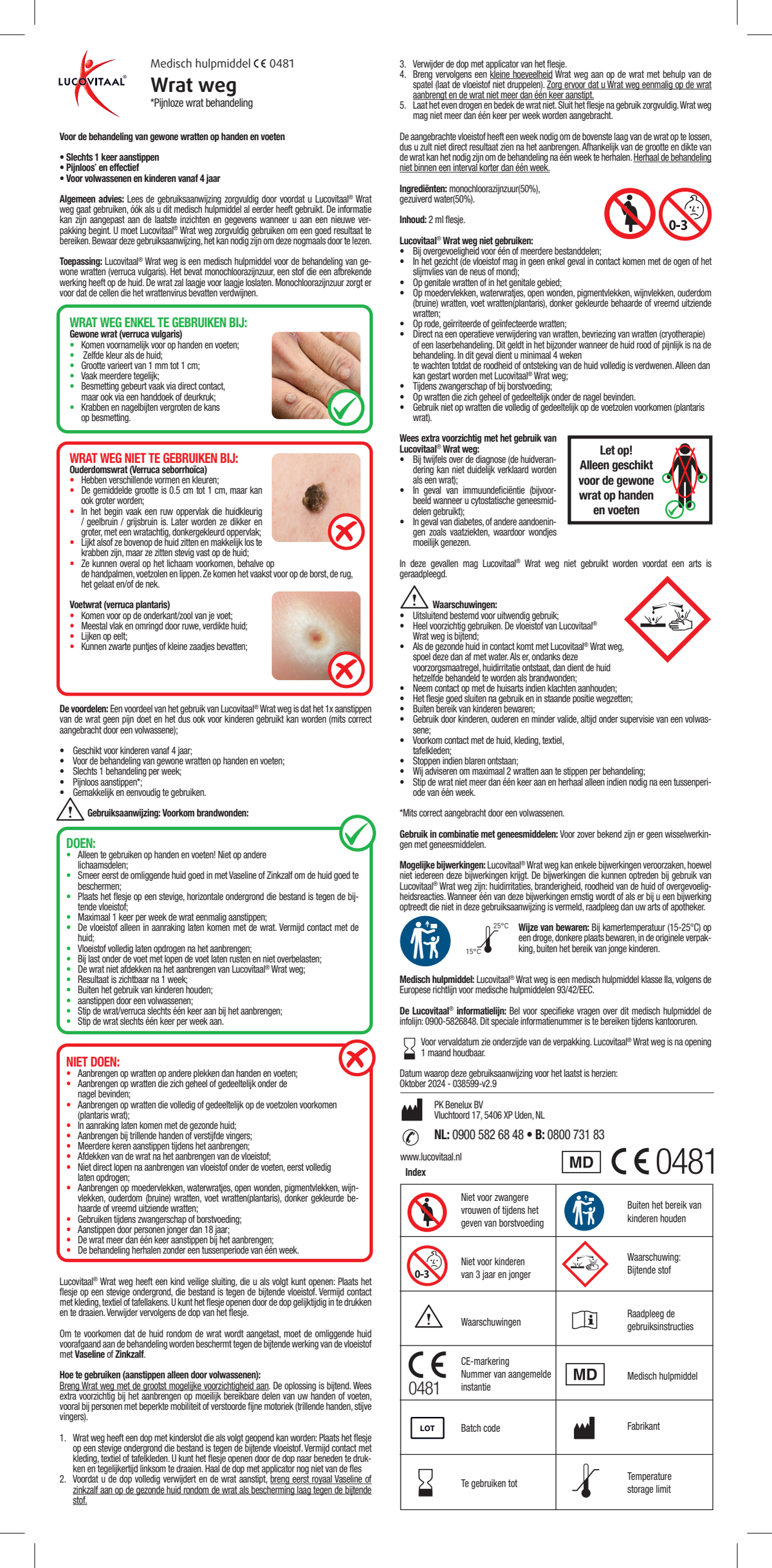 Wrat Weg Tinctuur afbeelding van document #1, leaflet