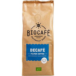 Biocafé Filterkoffie Decafé 250GR Biocafé Filterkoffie Decafé 250GR