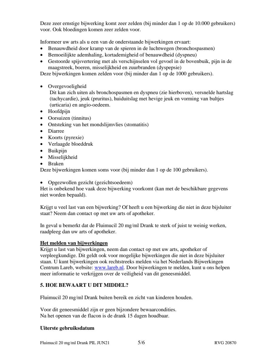 20mg (2%) Drank afbeelding van document #5, leaflet