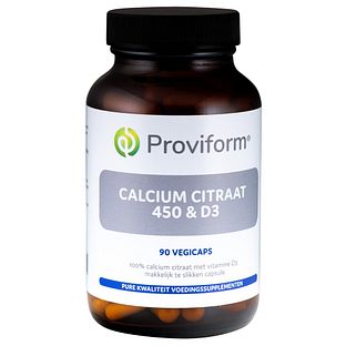 Proviform Calcium Citraat 450 & D3 Capsules 90VCP Proviform Calcium Citraat 450 & D3 Capsules 90VCP