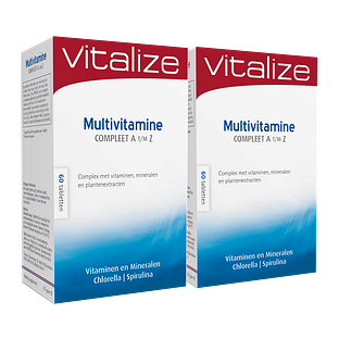 Vitalize Multivitamine Tabletten Voordeelverpakking 2x60TB