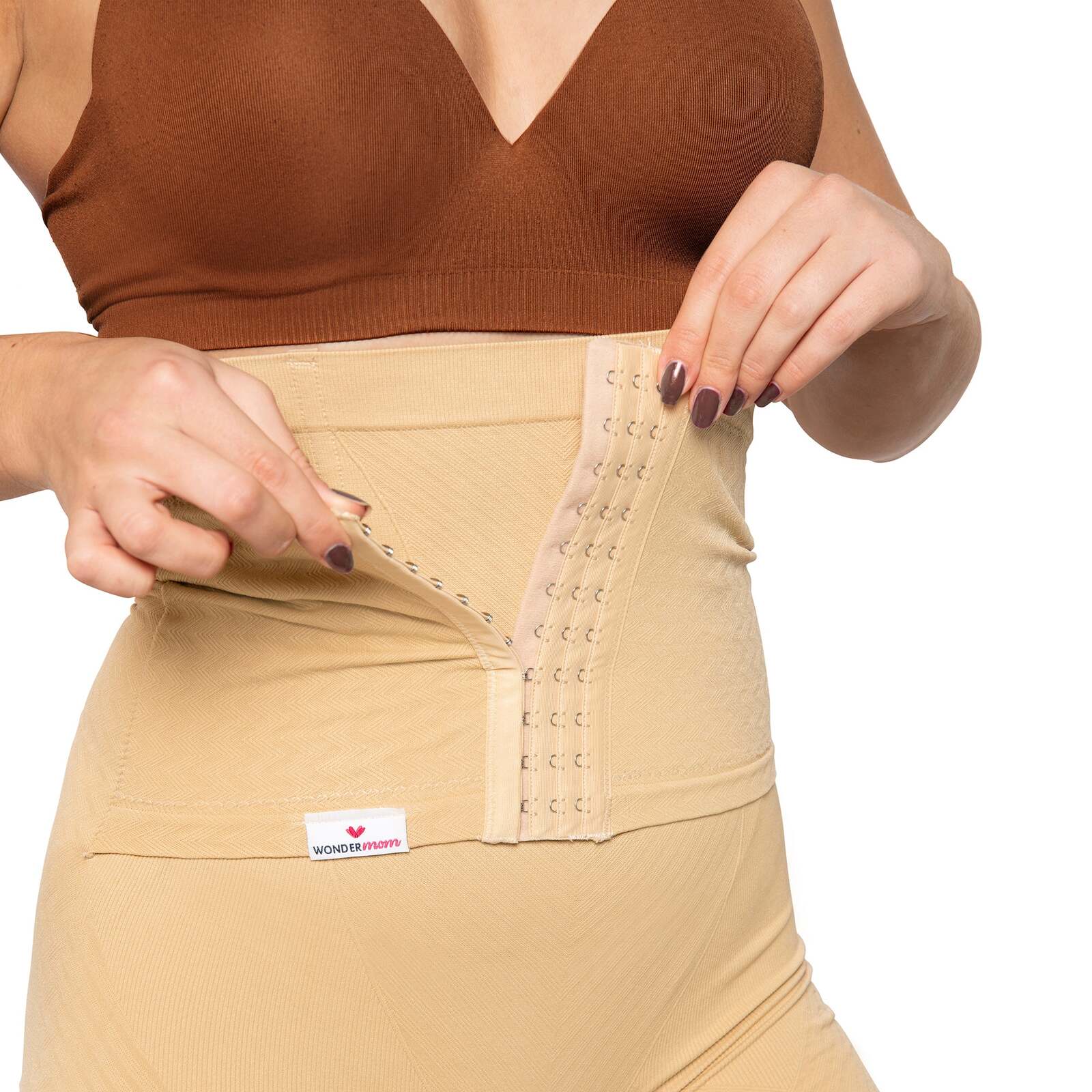 Wondermom Bellybinder Shorts Beige (M) afbeelding 1
