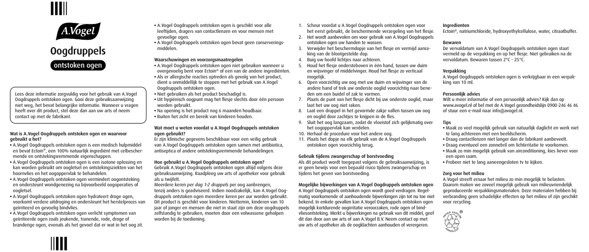 Oogdruppels Ontstoken Ogen afbeelding van document #1, instructions