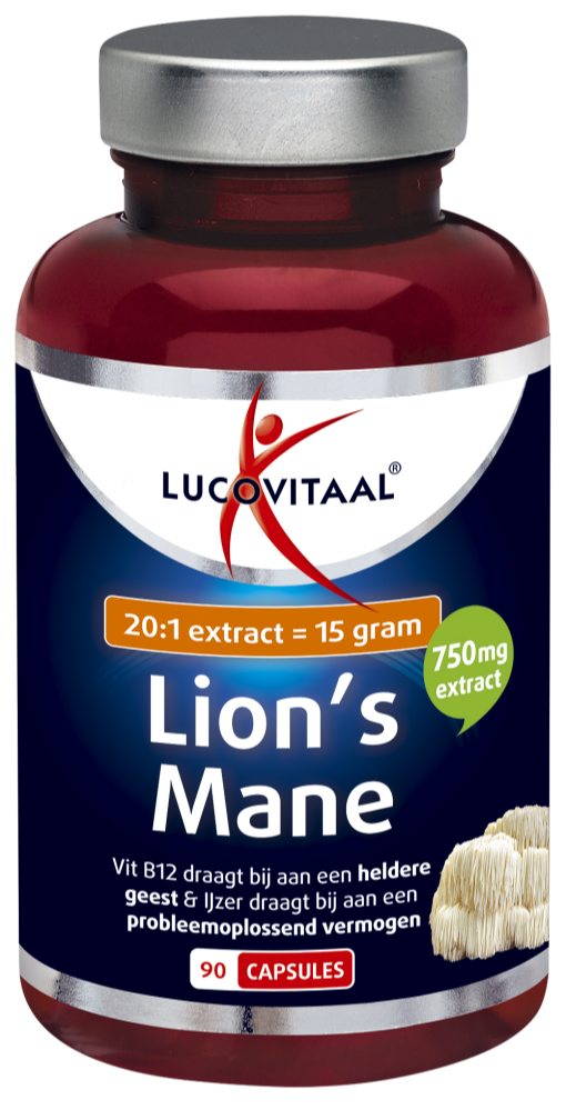 Lucovitaal Lion's Mane Capsules 90CP