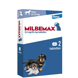 Milbemax Ontwormen Hond Klein Tabletten 2TB Milbemax Ontwormen Hond Klein Tabletten 2TB