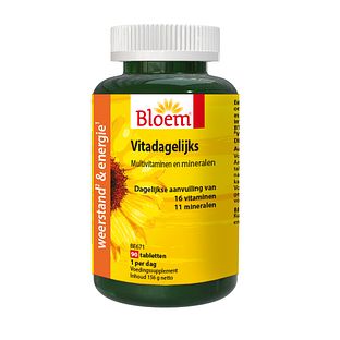 Bloem Vitadagelijks Multivitaminen en Mineralen Tabletten 90TB