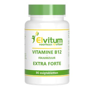 Elvitum Vitamine B 12 Extra Forte Zuigtabletten 90TB