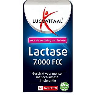 Lucovitaal Lactase 7.000 FCC Tabletten 60TB
