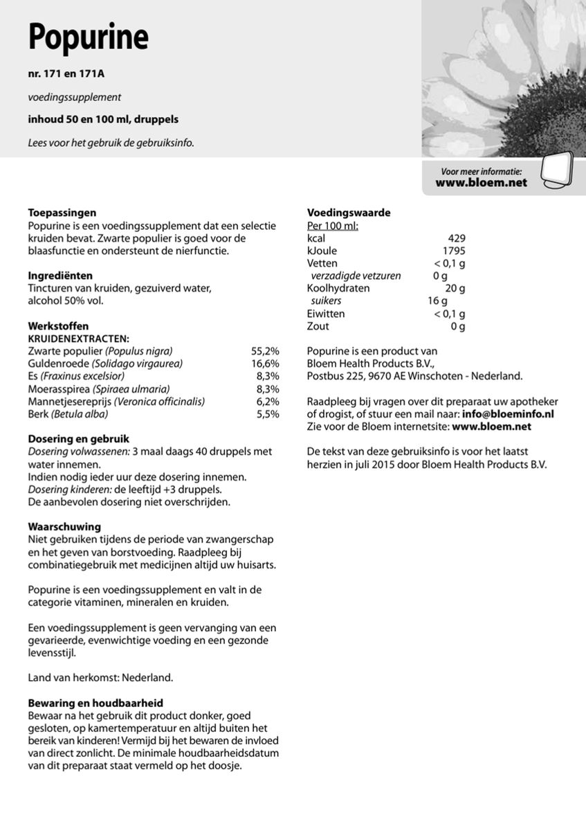 Popurine Druppels afbeelding van document #1, instructions