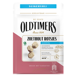 Autodrop Oldtimers Zoethout Rotsjes Suikervrij 100GR
