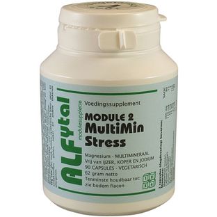 Alfytal Multimin Stress Vegetarische Capsules / Magnesiumformule 90VCP Alfytal Multimin Stress Vegetarische Capsules / Magnesiumformule 90VCP