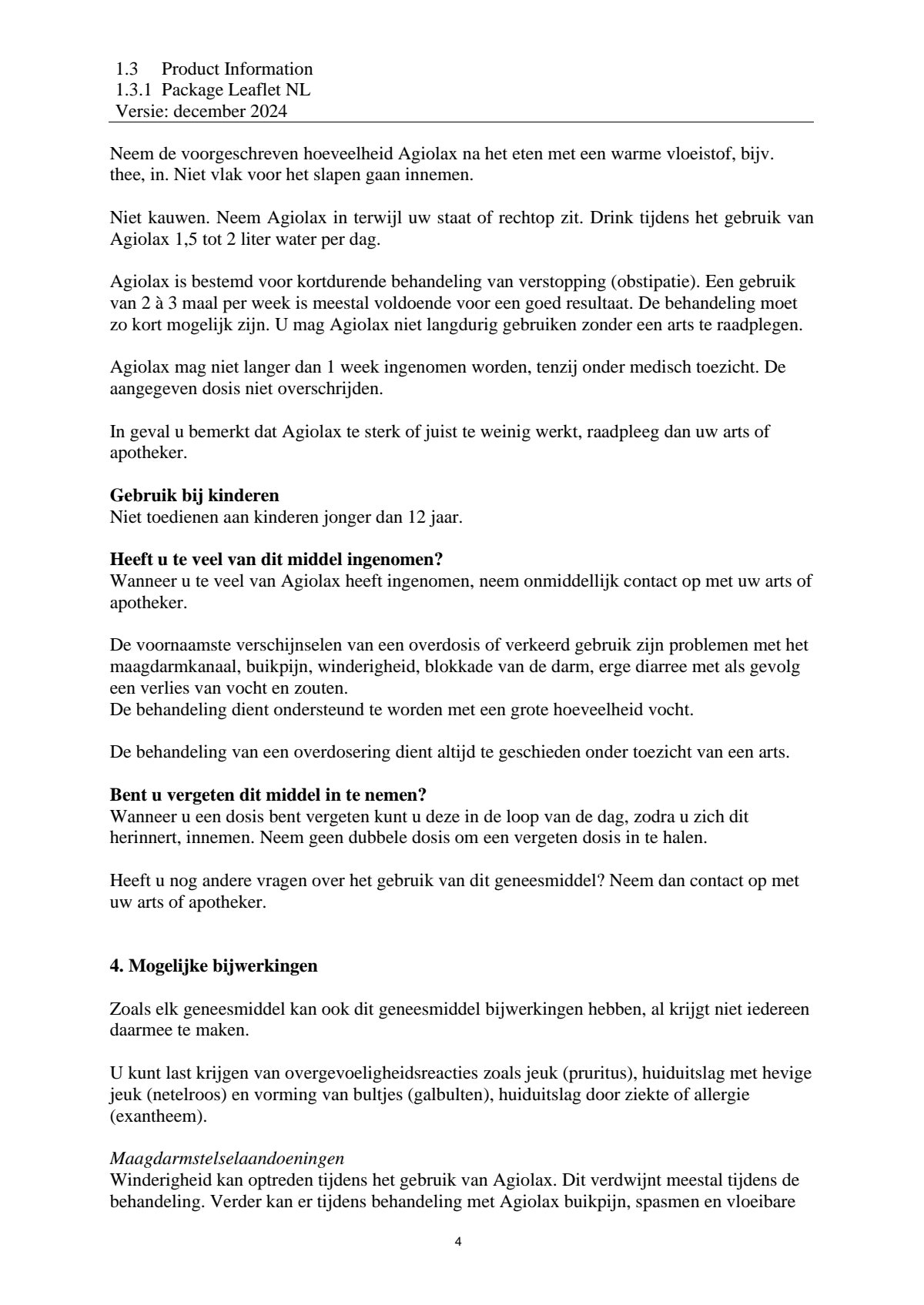 Granulaat Bus afbeelding van document #4, leaflet