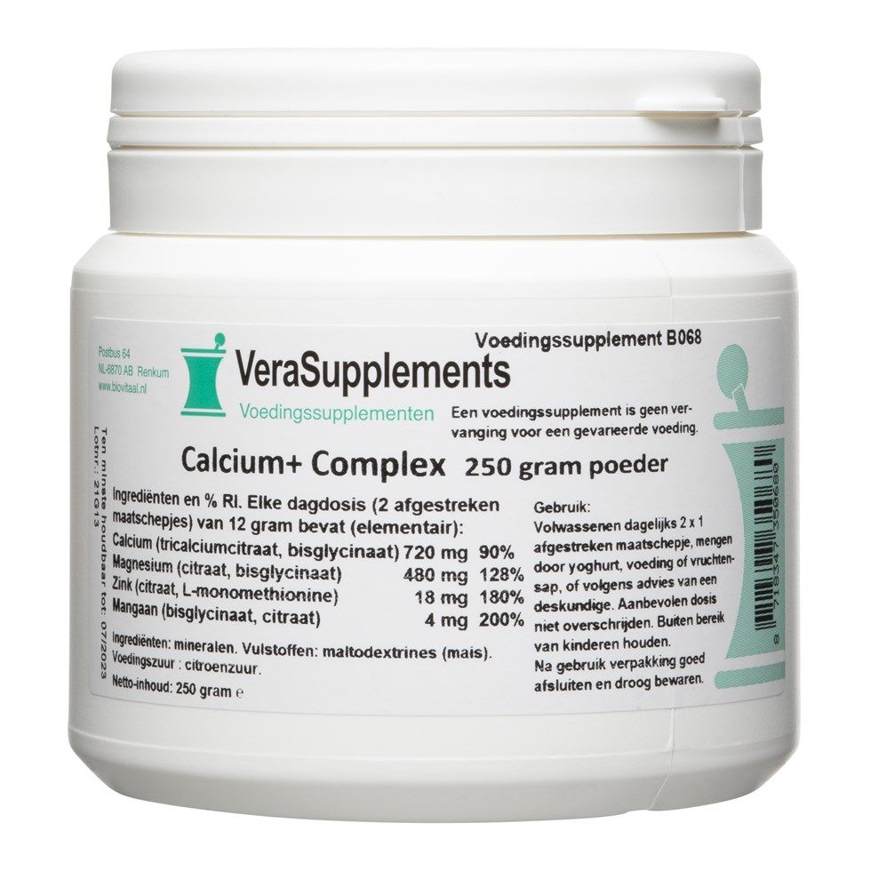 VeraSupplements Calcium+ Complex Poeder 250GR