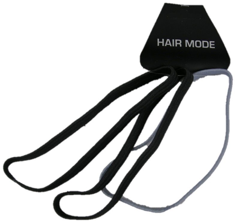 Hair Mode Sportelastiek Zwart/Grijs afbeelding 1