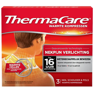 ThermaCare Warmte Kompressen Nek Schouder Pols 3ST ThermaCare Warmte Kompressen Nek Schouder Pols 3ST