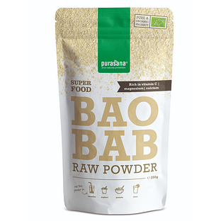 Purasana Vegan Baobab Raw Powder 200GR