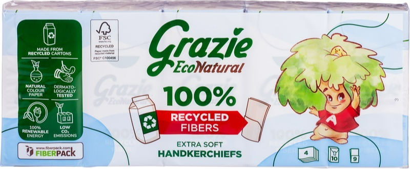 Grazie EcoNatural Zakdoeken afbeelding