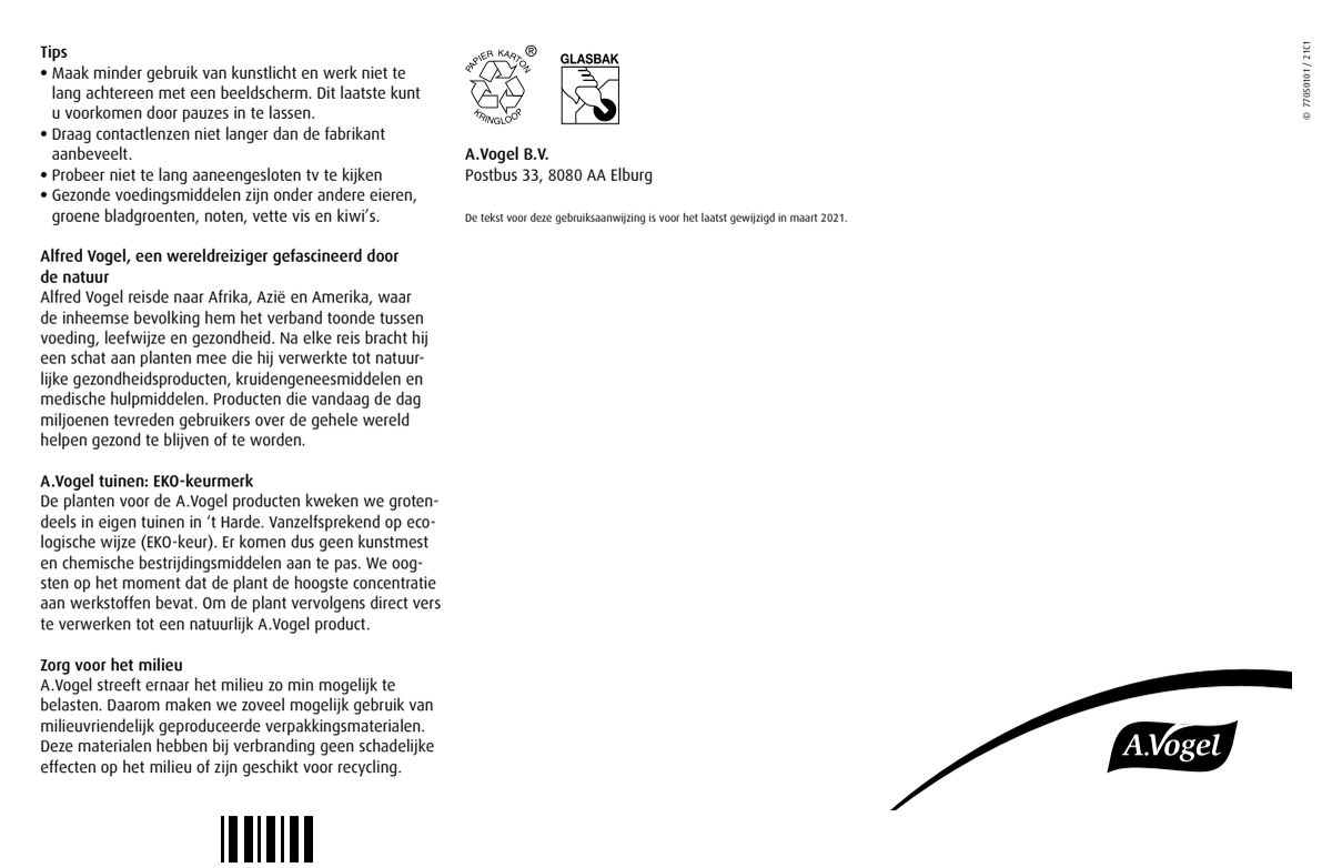 Oogtabletten afbeelding van document #2, instructions