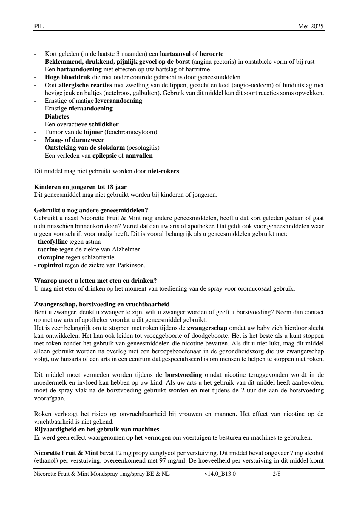 Fruit & Mint Mondspray afbeelding van document #2, leaflet