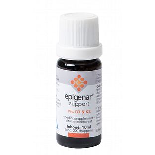 Epigenar Support Vitamine D3 En K2 Druppels 10ML Epigenar Support Vitamine D3 En K2 Druppels 10ML