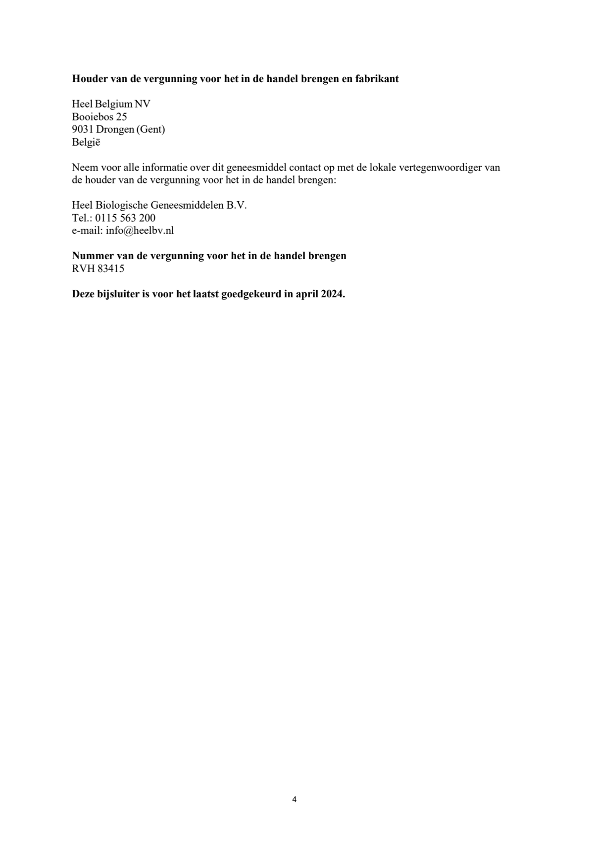 Gelsemium Homaccord afbeelding van document #4, leaflet
