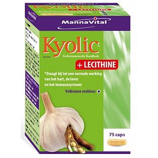 MannaVital Kyolic + Lecithine Capsules 75CP MannaVital Kyolic + Lecithine Capsules 75CP