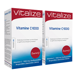 Vitalize Vitamine C-1000 Tabletten Voordeelverpakking 2x60TB