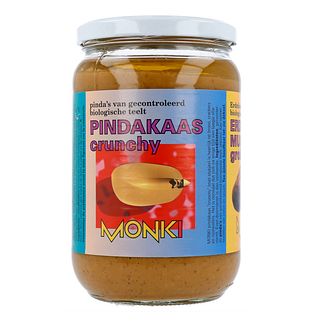 Monki Pindakaas Crunchy 650GR