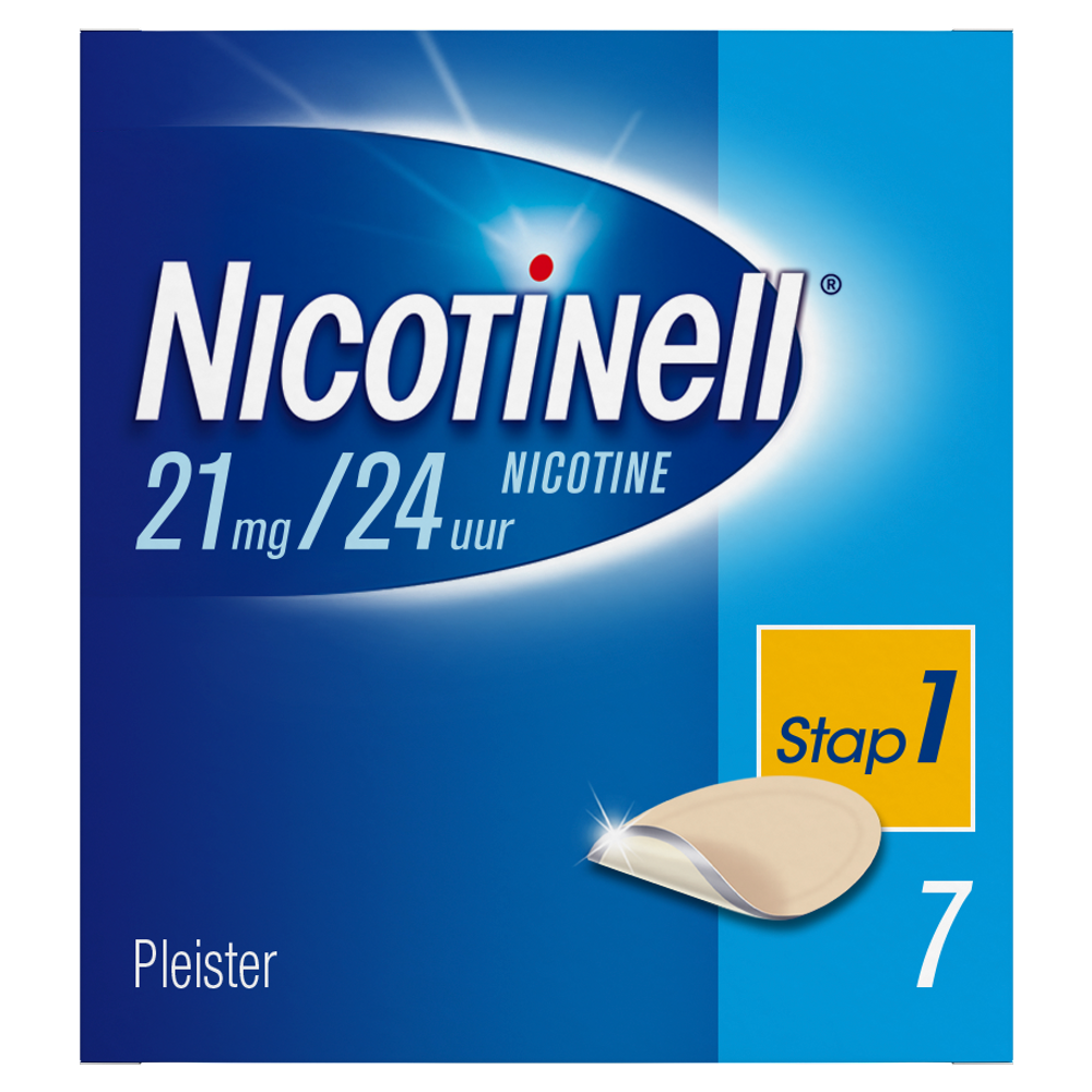Nicotinell Pleisters 21 mg - voor stoppen met roken afbeelding