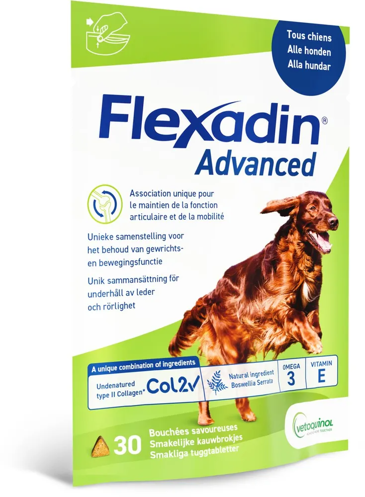 Flexadin Advanced Kauwbrokjes Hond afbeelding