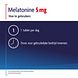 Shiepz Melatonine 5mg Tabletten 10ST gebruikswijze
