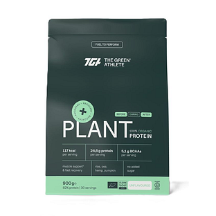 The Green Athlete Plant Protein Unflavoured Bio 900GR