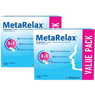 Metagenics MetaRelax Tabletten Duoverpakking 2x180TB