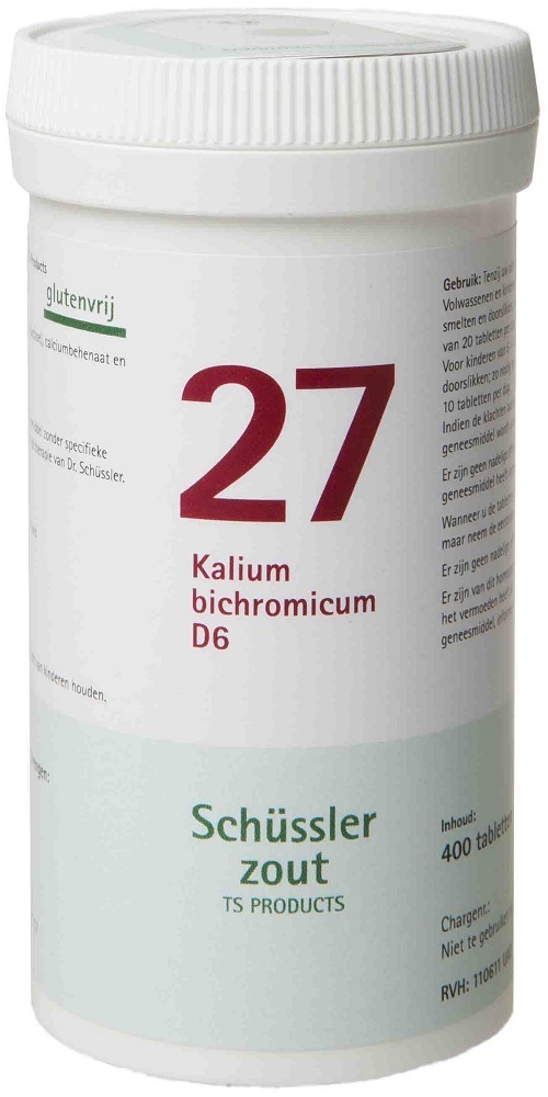 Pfluger Celzout 27 Kalium Bichromicum D6 Tabletten afbeelding