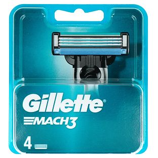 Gillette Mach3 Scheermesjes 4ST