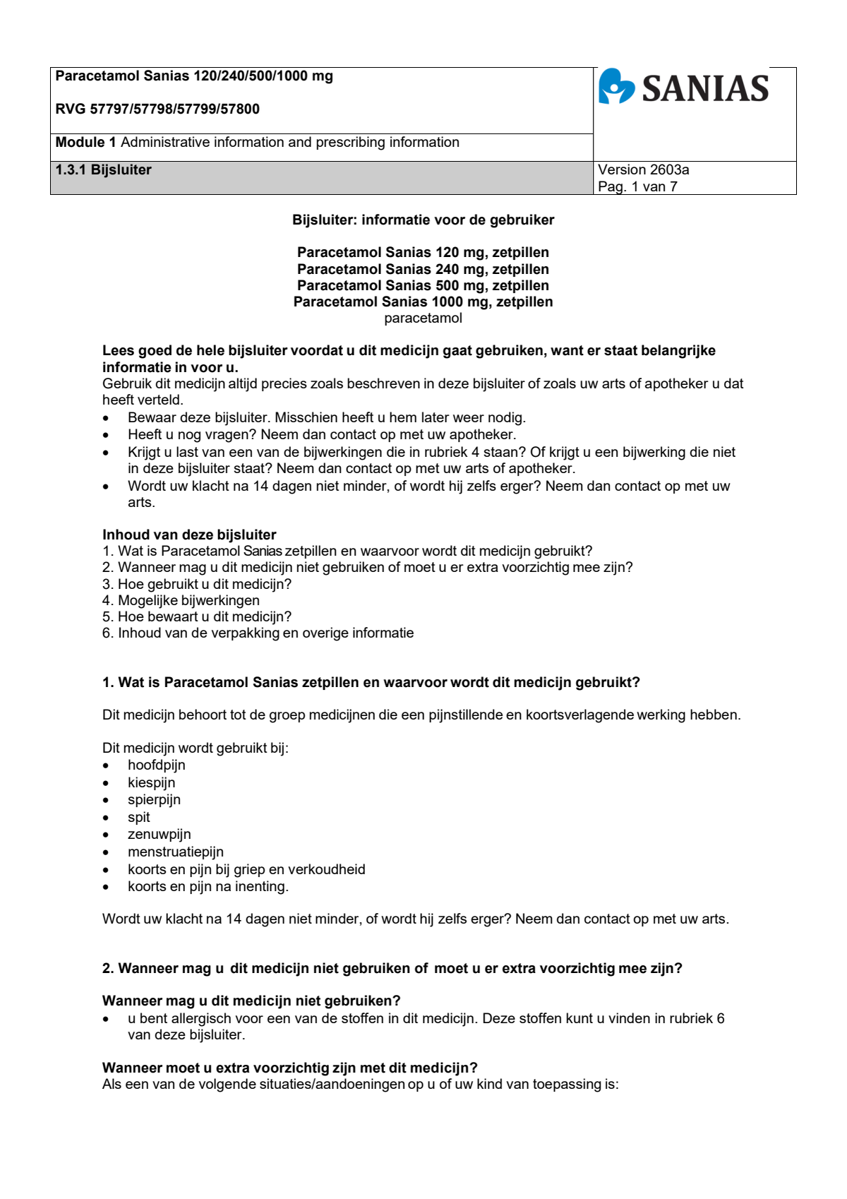 Paracetamol Zetpil 240mg afbeelding van document #1, leaflet