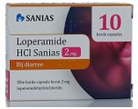 Sanias HCI Loperamide 2mg harde Capsules 10TB