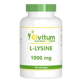 Elvitum L-Lysine 1000mg Tabletten 100TB Elvitum L-Lysine 1000mg Tabletten 100TB