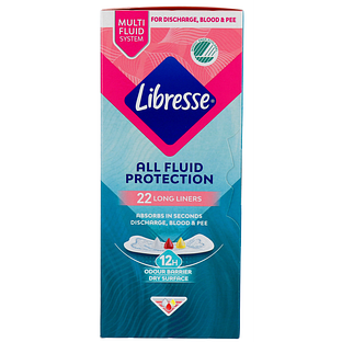 Libresse Extra Protection Long Inlegkruisjes 22ST