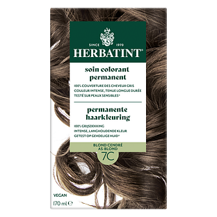 Herbatint Permanente Haarkleuring As-Blond 7C 170ML