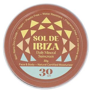 Sol De Ibiza Minerale Zonnebrandcrème SPF30 Mini 30GR Sol De Ibiza Minerale Zonnebrandcrème SPF30 Mini 30GR