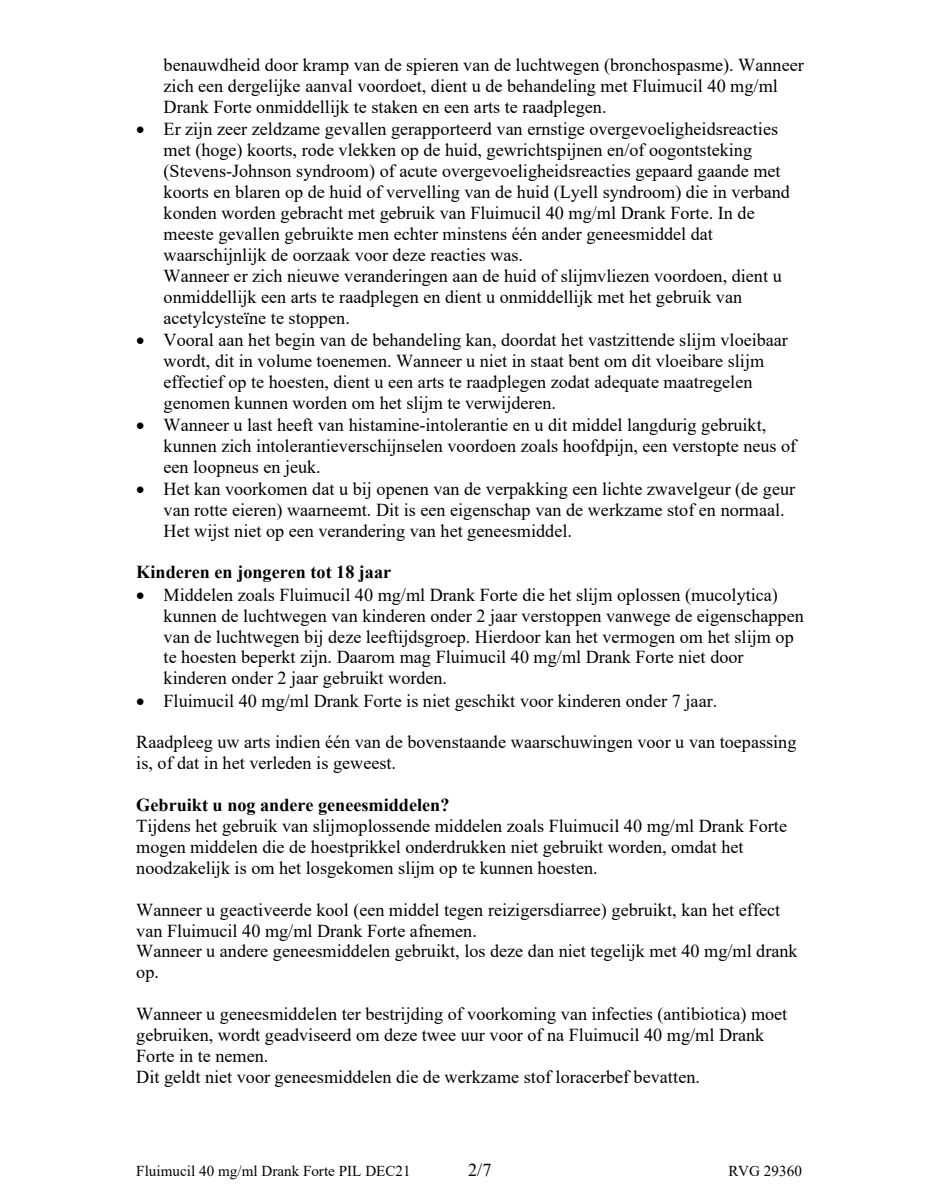 40mg (4%) Drank Forte afbeelding van document #2, leaflet