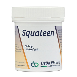 DeBa Pharma Squaleen 500mg Softgels 100SG