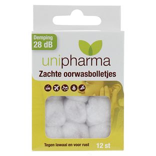 Unipharma Zachte Oorwasbolletjes 12ST