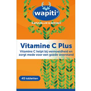 Wapiti Vitamine C Plus Tabletten 45ST
