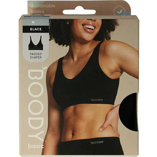 Boody Padded Shaper Crop Bra Zwart XL 1ST