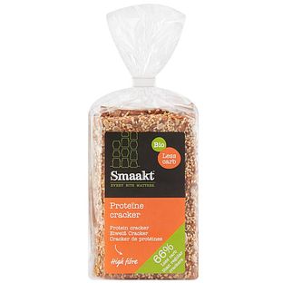 Smaakt Less Carb Proteïne Crackers 200GR Smaakt Less Carb Proteïne Crackers 200GR