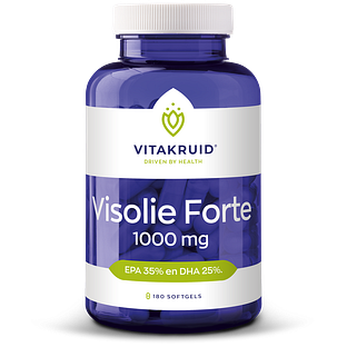 Vitakruid Visolie Forte 1000 mg EPA 35% DHA 25% 180SG Vitakruid Visolie Forte 1000 mg EPA 35% DHA 25% 180SG