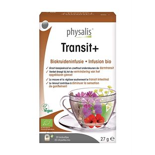 Physalis Transit+ Biokruideninfusie Zakjes 20ZK